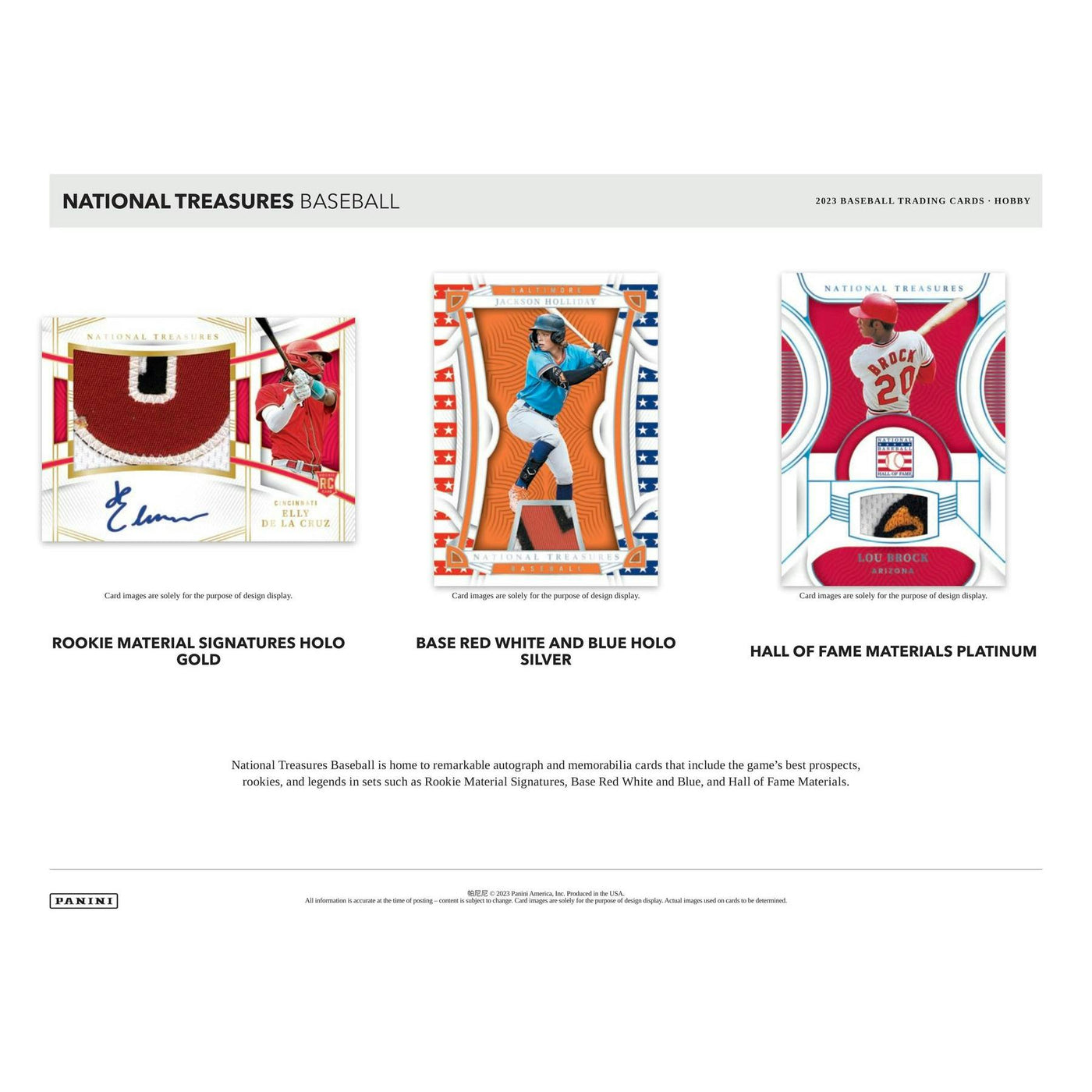 2023 Panini National Treasures Baseball Hobby Box