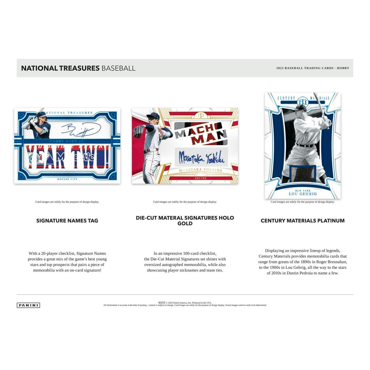 2023 Panini National Treasures Baseball Hobby Box