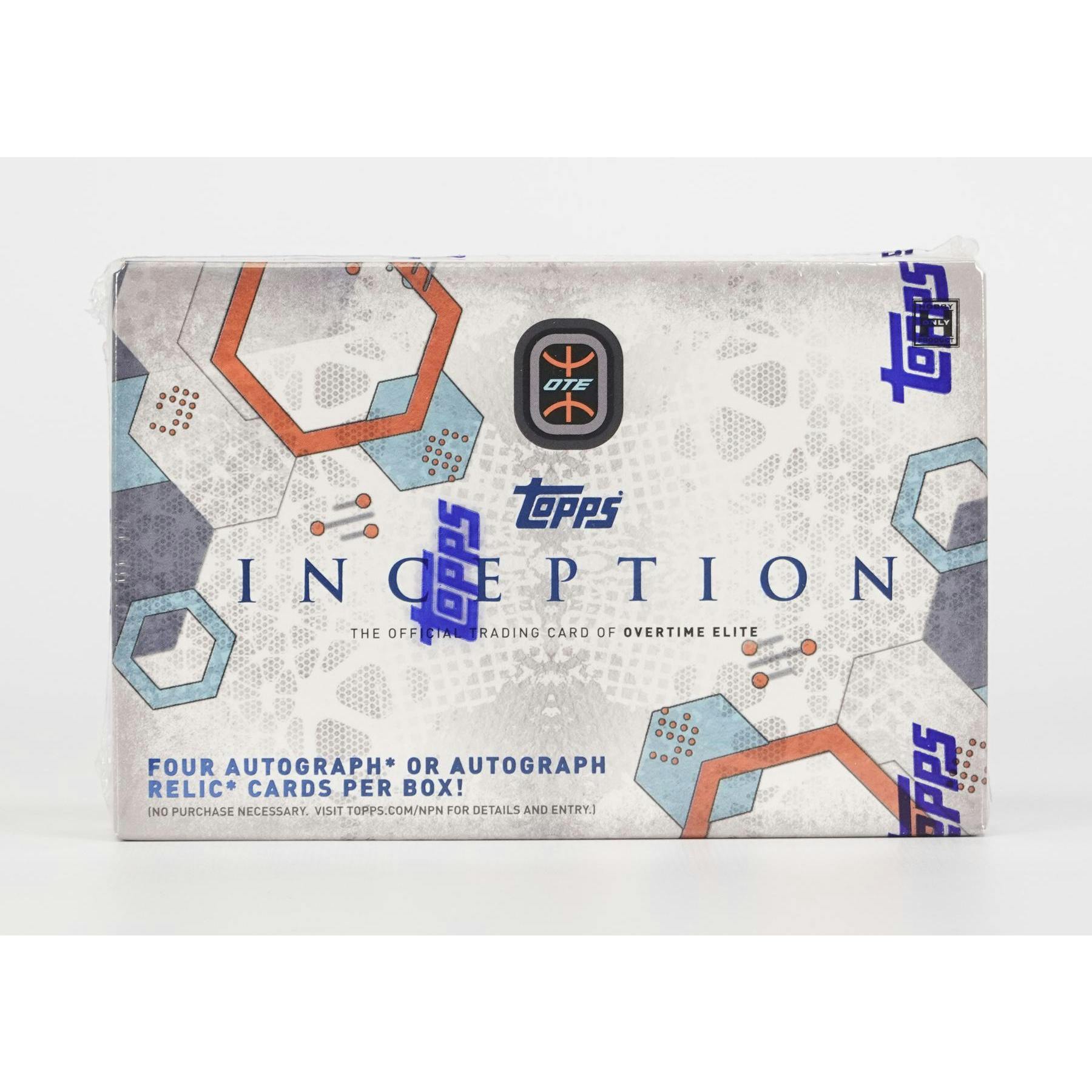2022/23 Topps Inception Overtime Elite Basketball Hobby Box