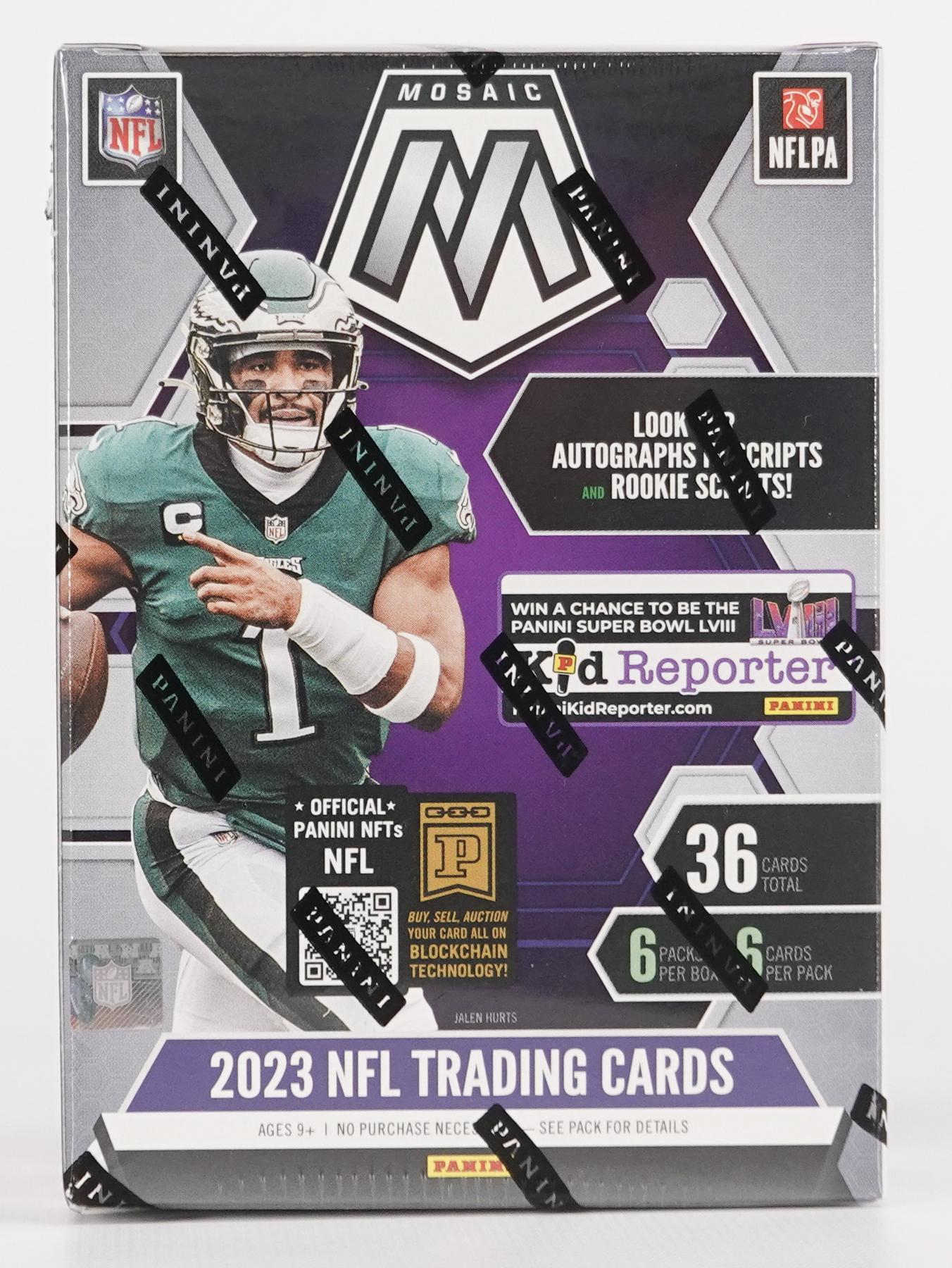 2023 Panini Mosaic Football Blaster Hobby Box (Mosaic Red Parallels!)