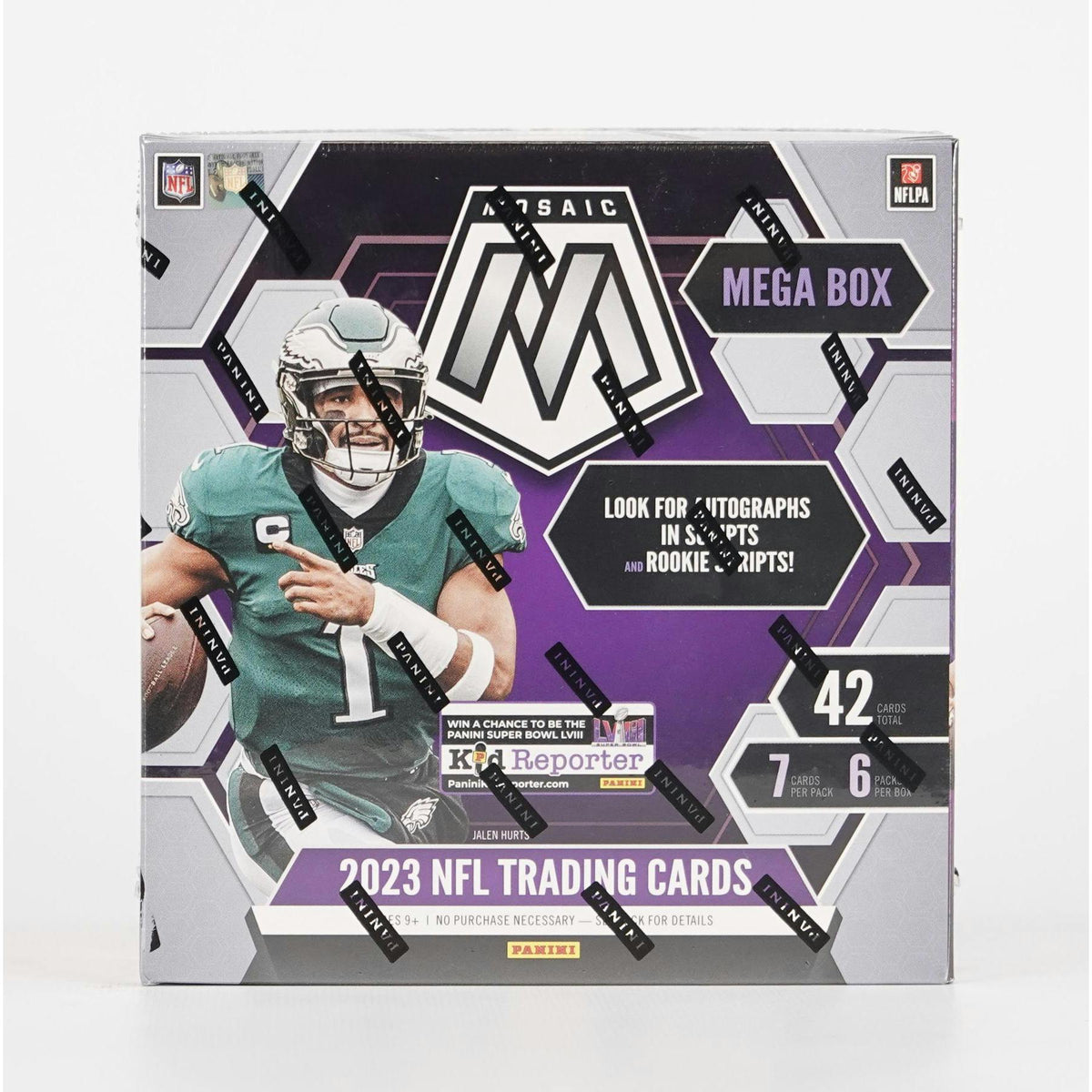 2023 Panini Mosaic Football Mega Hobby Box (Camo Red Parallels!)