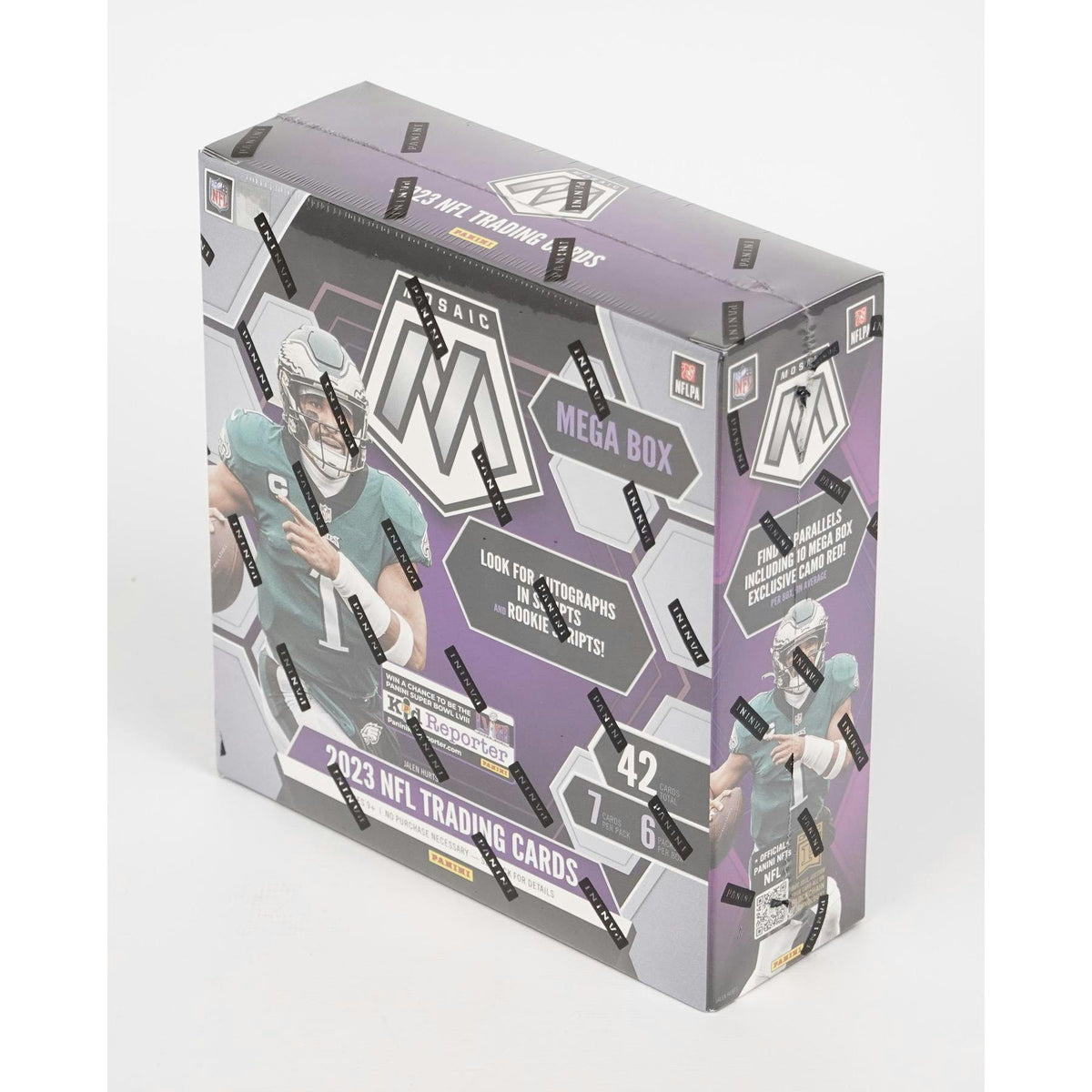 2023 Panini Mosaic Football Mega Hobby Box (Camo Red Parallels!)