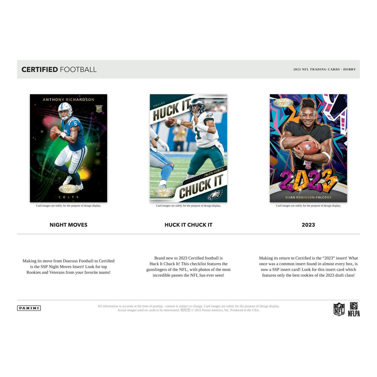 2023 Panini Certified Football Hobby Box