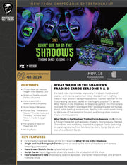 2024 Cryptozoic What We Do in the Shadows Seasons 1 & 2 Trading Cards Hobby Box (Presell)