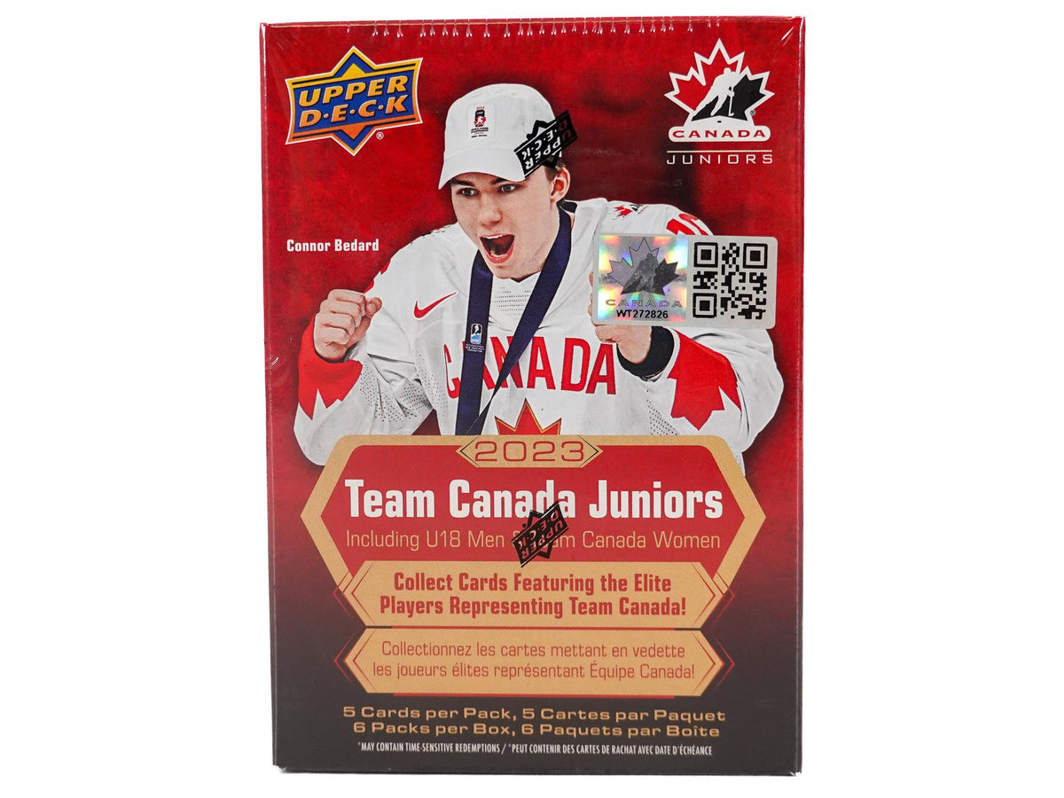 2023 Upper Deck Team Canada Juniors Hockey Blaster 20-Box Case