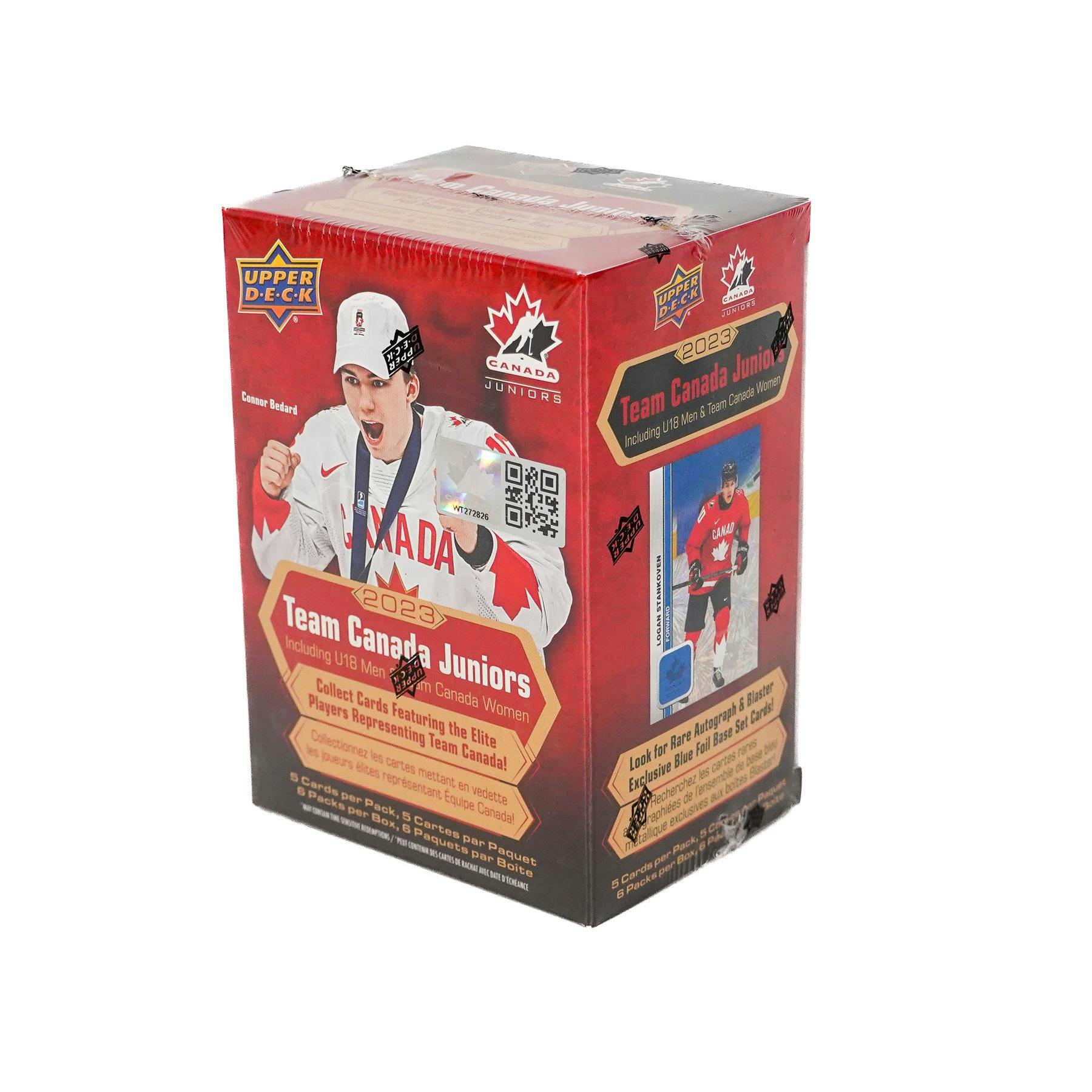 2023 Upper Deck Team Canada Juniors Hockey Blaster Box