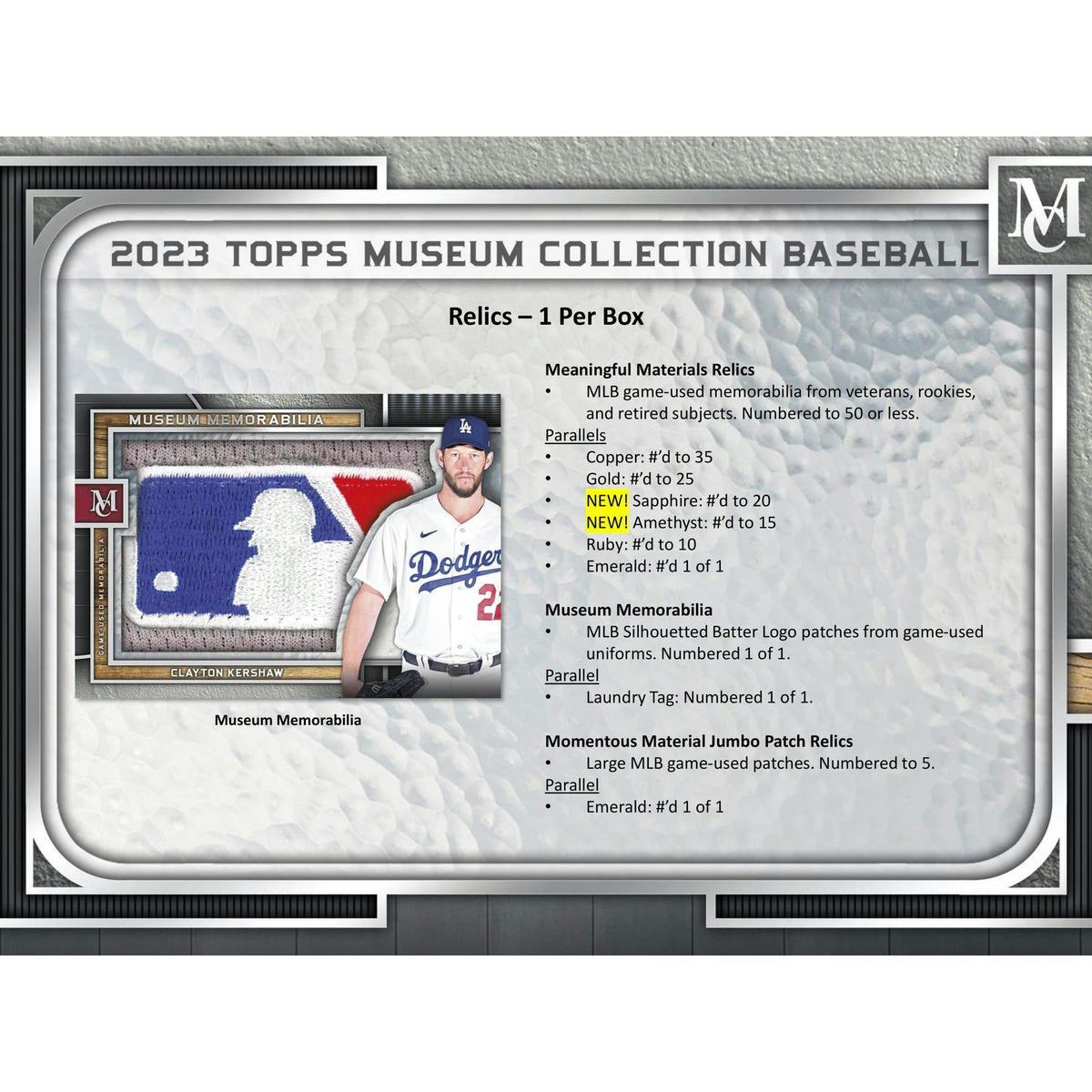 2023 Topps Museum Collection Baseball Hobby Box