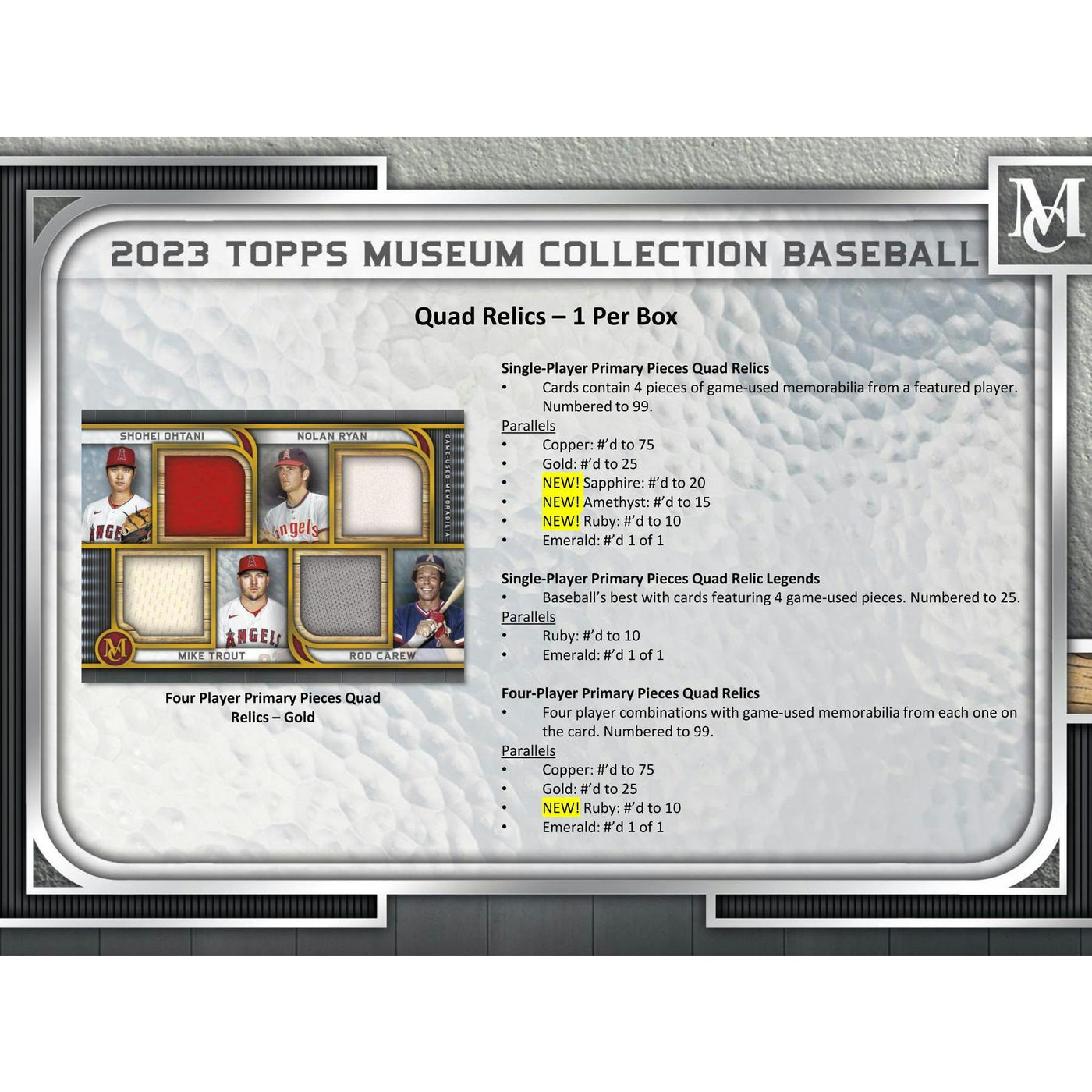 2023 Topps Museum Collection Baseball Hobby Box