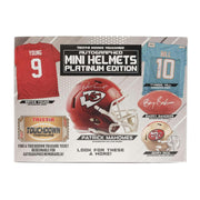 2023 TriStar Hidden Treasures Platinum Autographed Football Mini Helmets Hobby Box (Reed Buy)