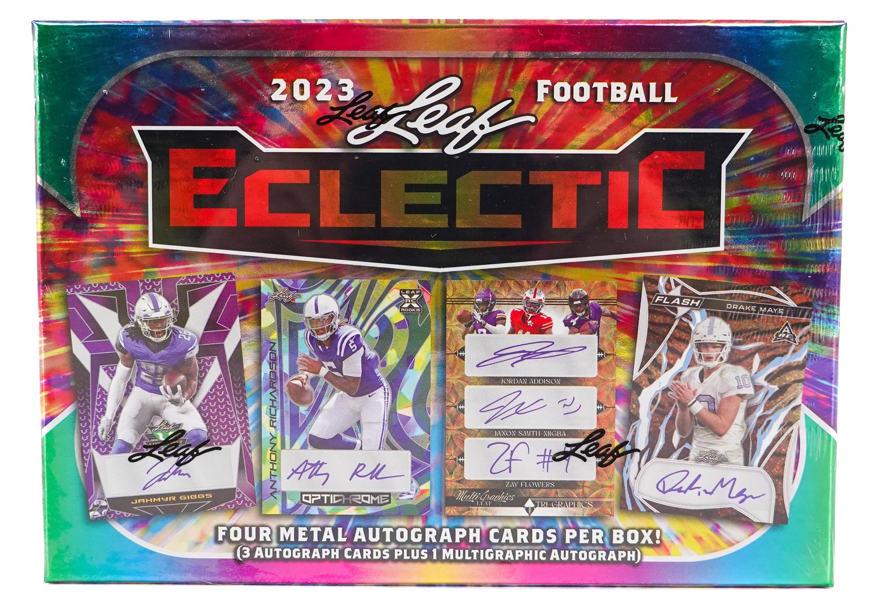 2023 Leaf Eclectic Football Hobby Box (Reed Buy)