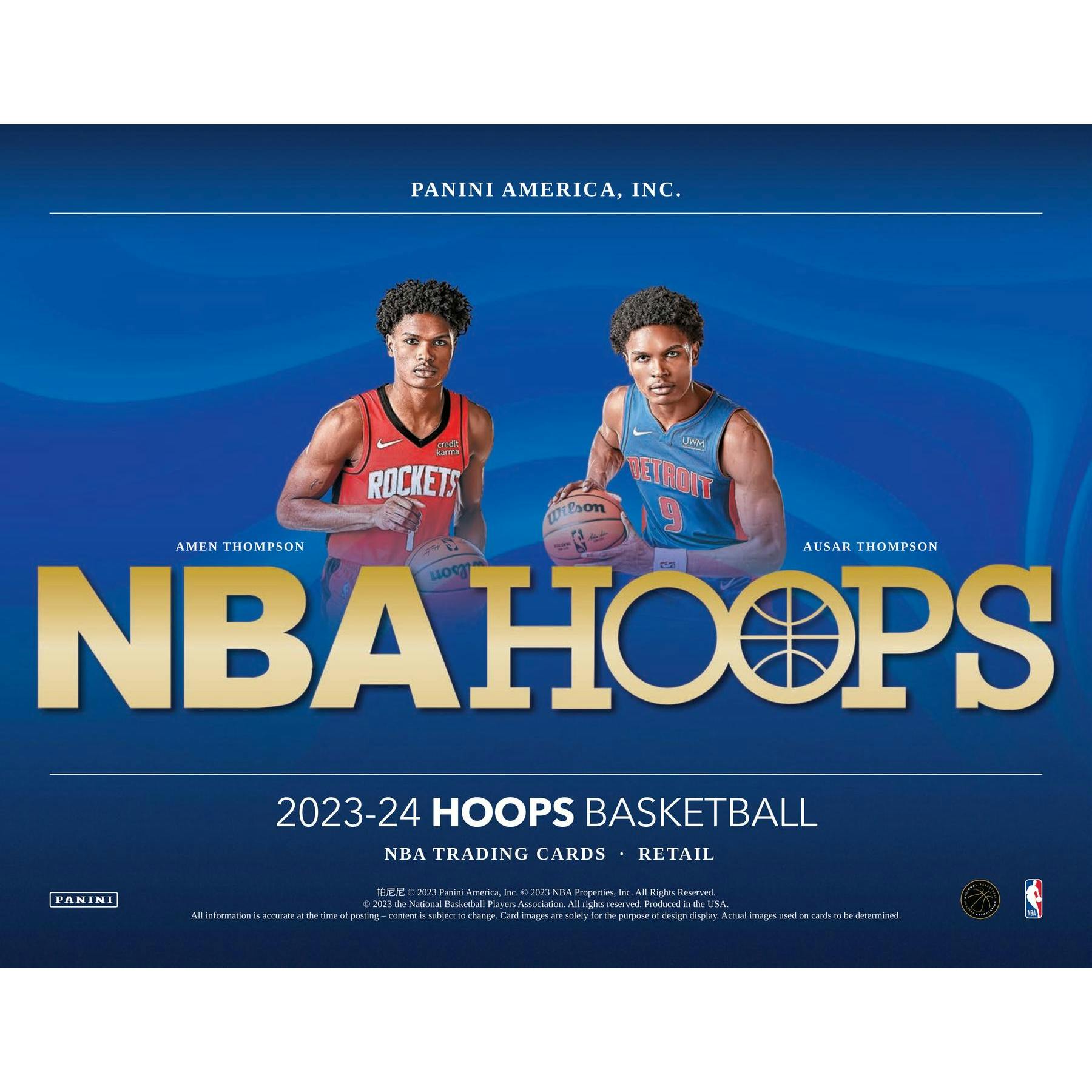 2023/24 Panini NBA Hoops Basketball Jumbo Value Box (Reed Buy)