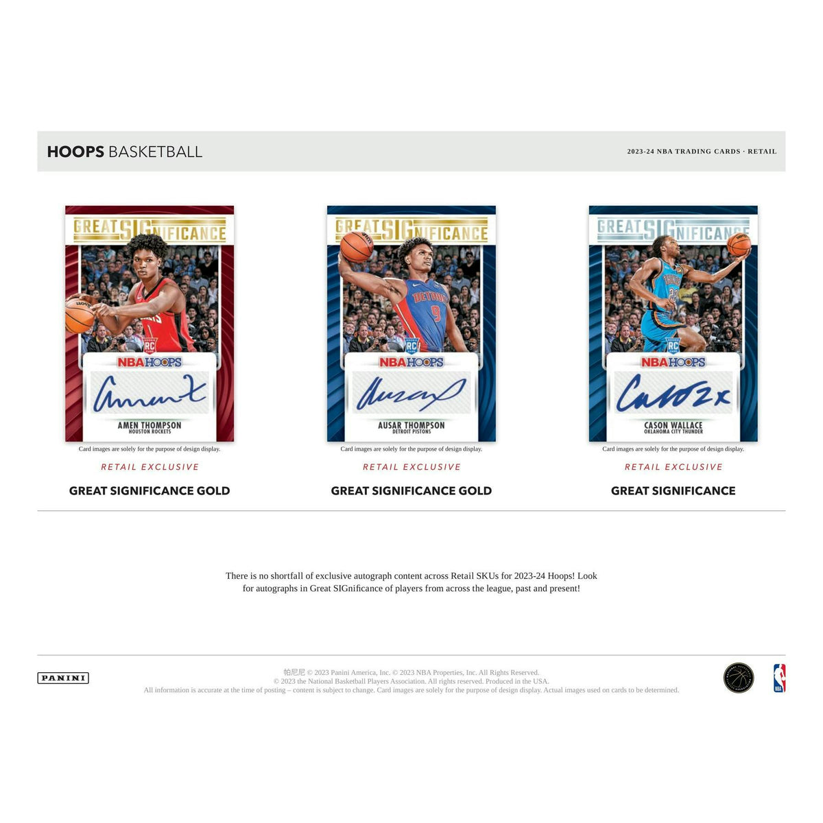 2023/24 Panini NBA Hoops Basketball Jumbo Value Box (Reed Buy)