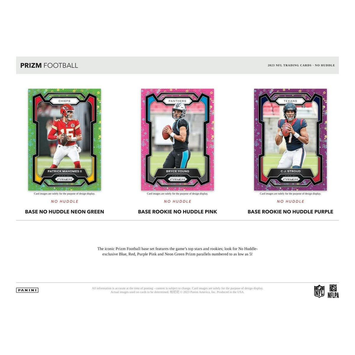 2023 Panini Prizm Football No Huddle Box