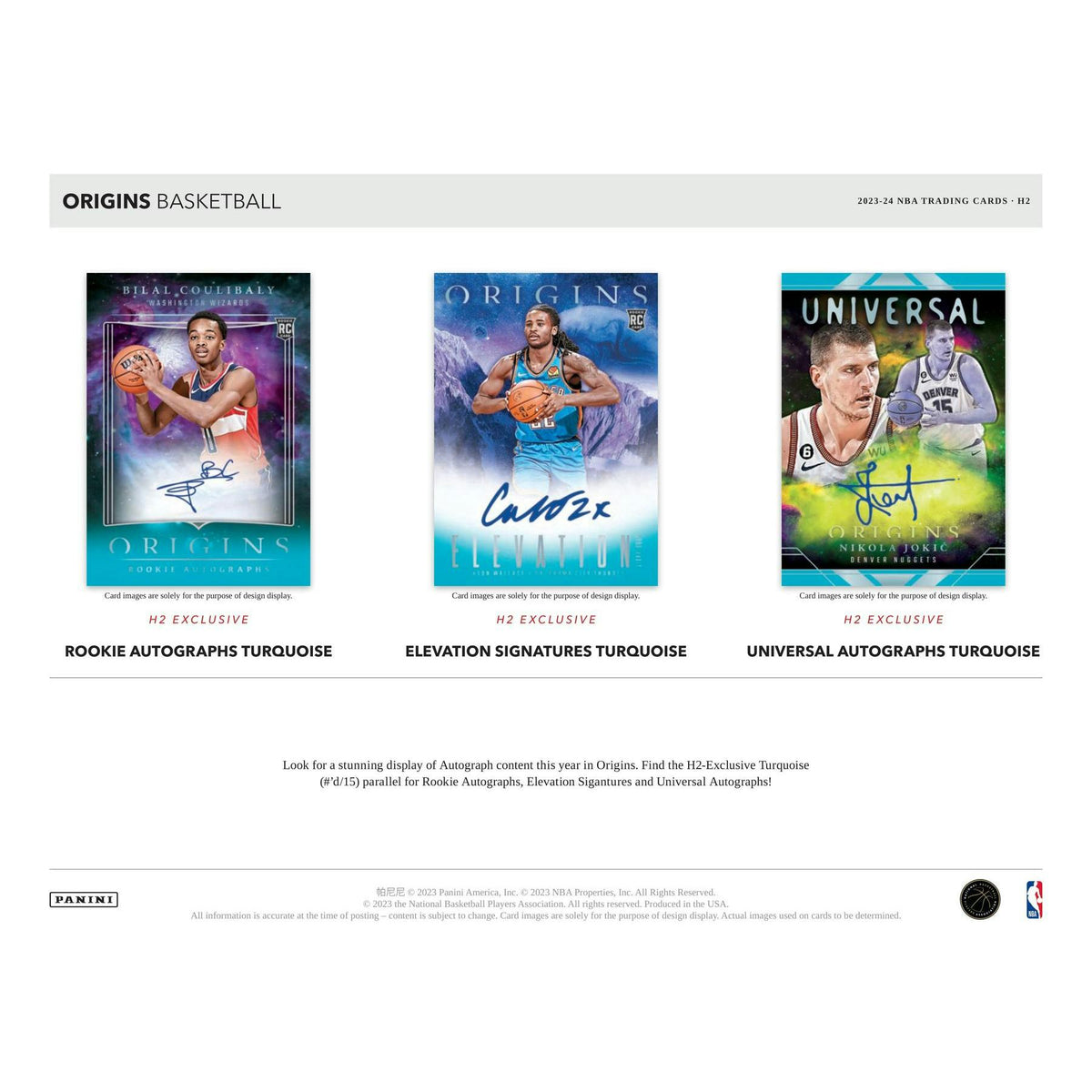 2023/24 Panini Origins Basketball H2 20-Box Case