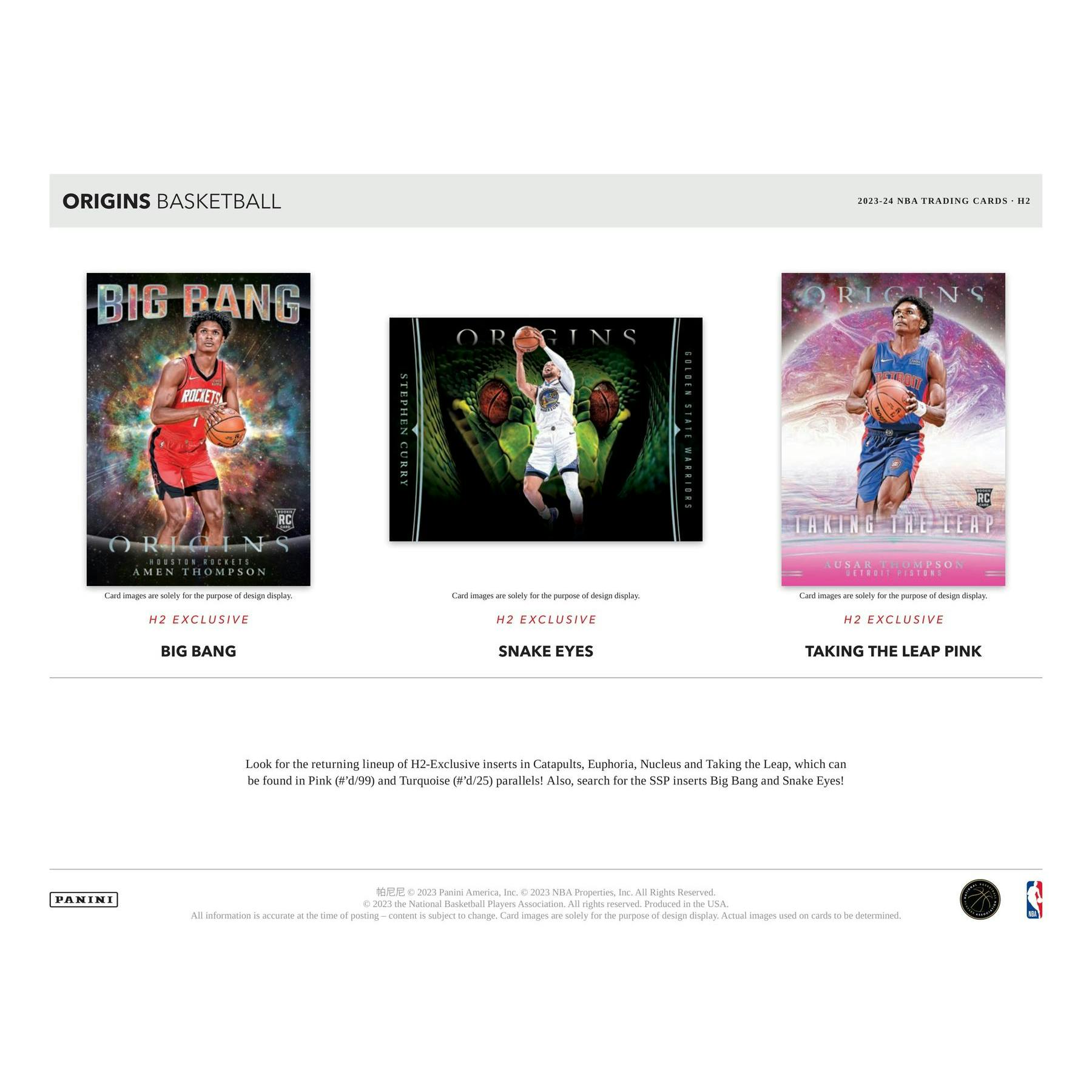 2023/24 Panini Origins Basketball H2 Box