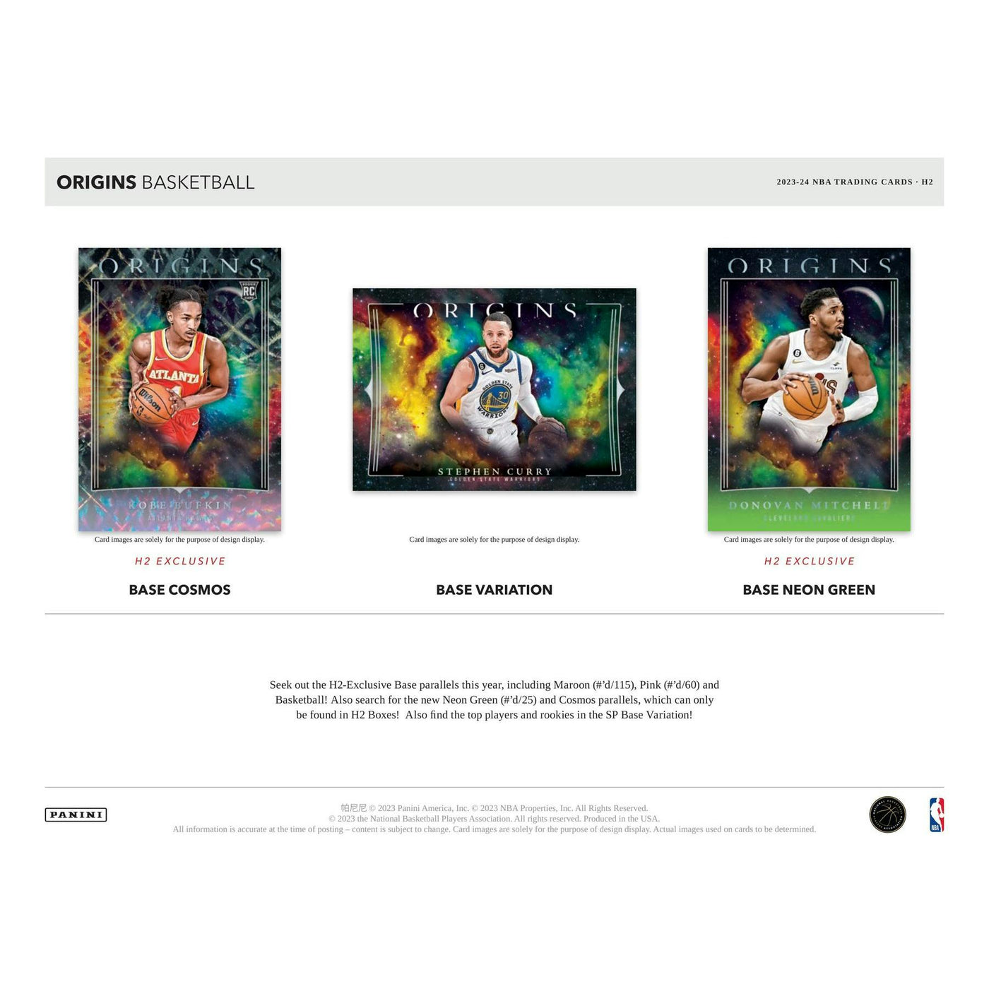 2023/24 Panini Origins Basketball H2 20-Box Case