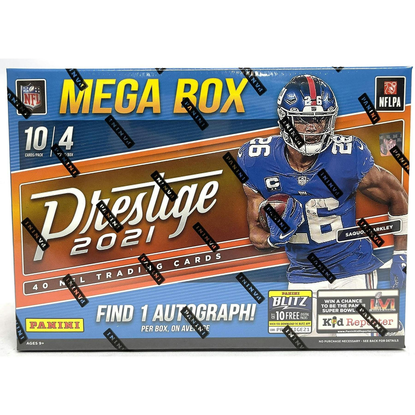 2021 Panini Prestige Football Mega Box (Hyper Parallels)