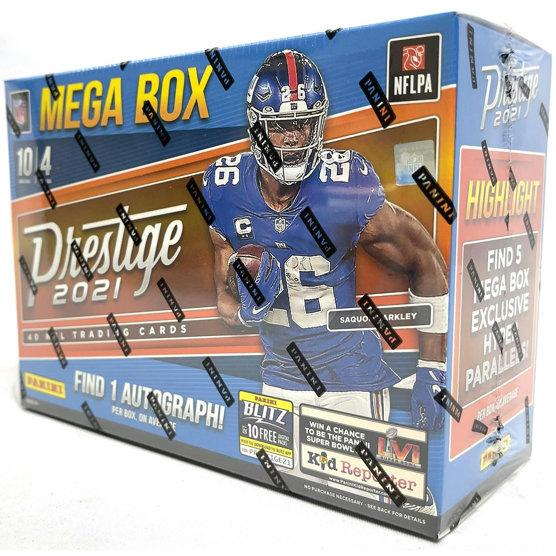 2021 Panini Prestige Football Mega Box (Hyper Parallels)