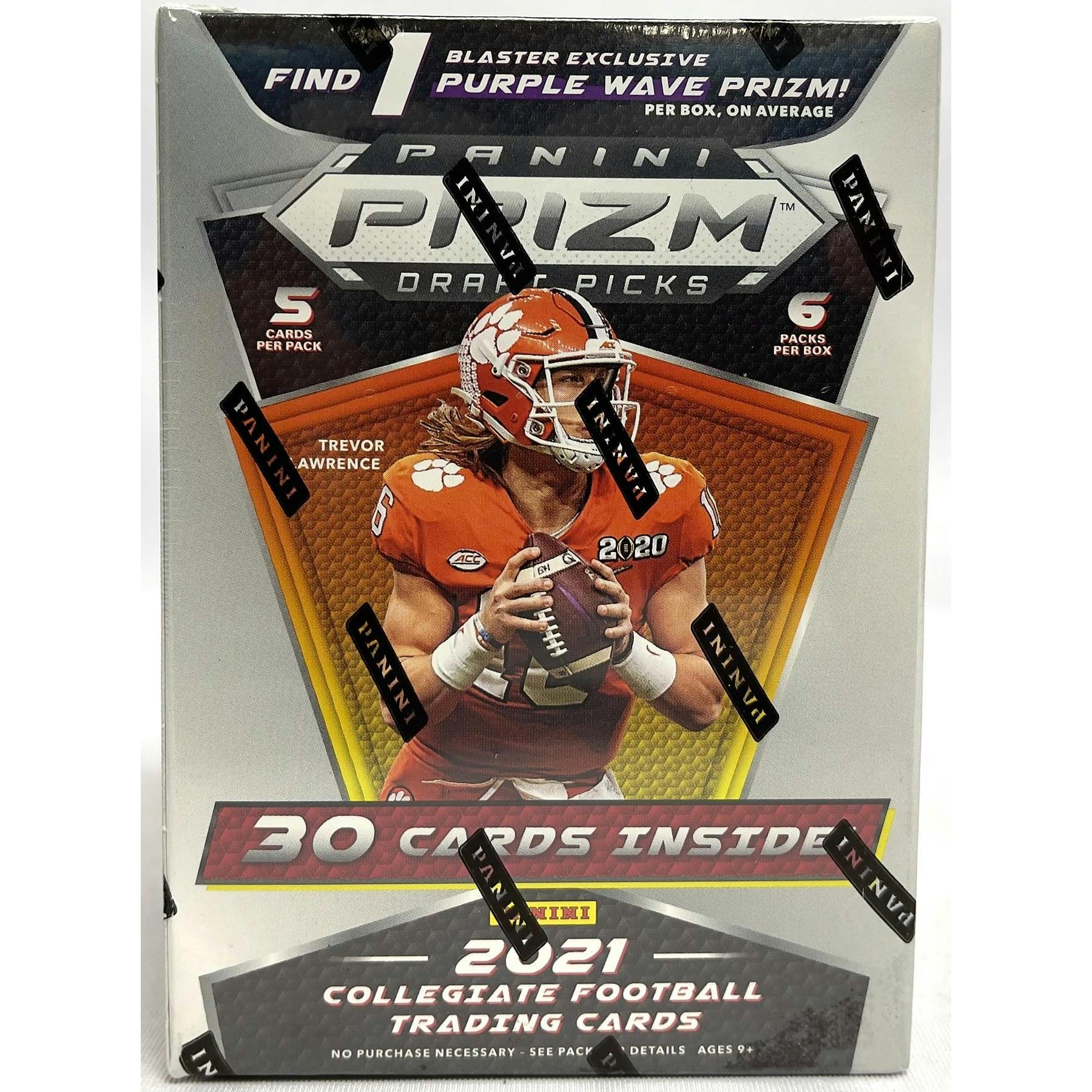 2021 Panini Prizm Draft Picks Football Blaster Box (Purple Wave Prizms!)