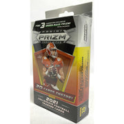 2021 Panini Prizm Draft Picks Football Hanger Box (20 Card) (Green Wave Prizms)