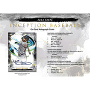 2023 Topps Inception Baseball Hobby Box