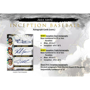 2023 Topps Inception Baseball Hobby Box