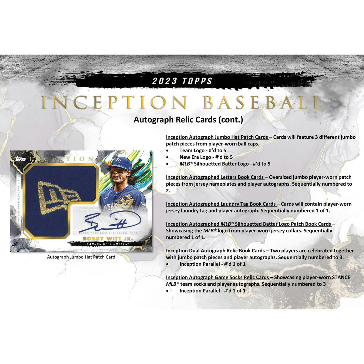 2023 Topps Inception Baseball Hobby Box