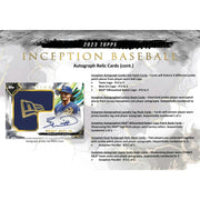 2023 Topps Inception Baseball Hobby Box