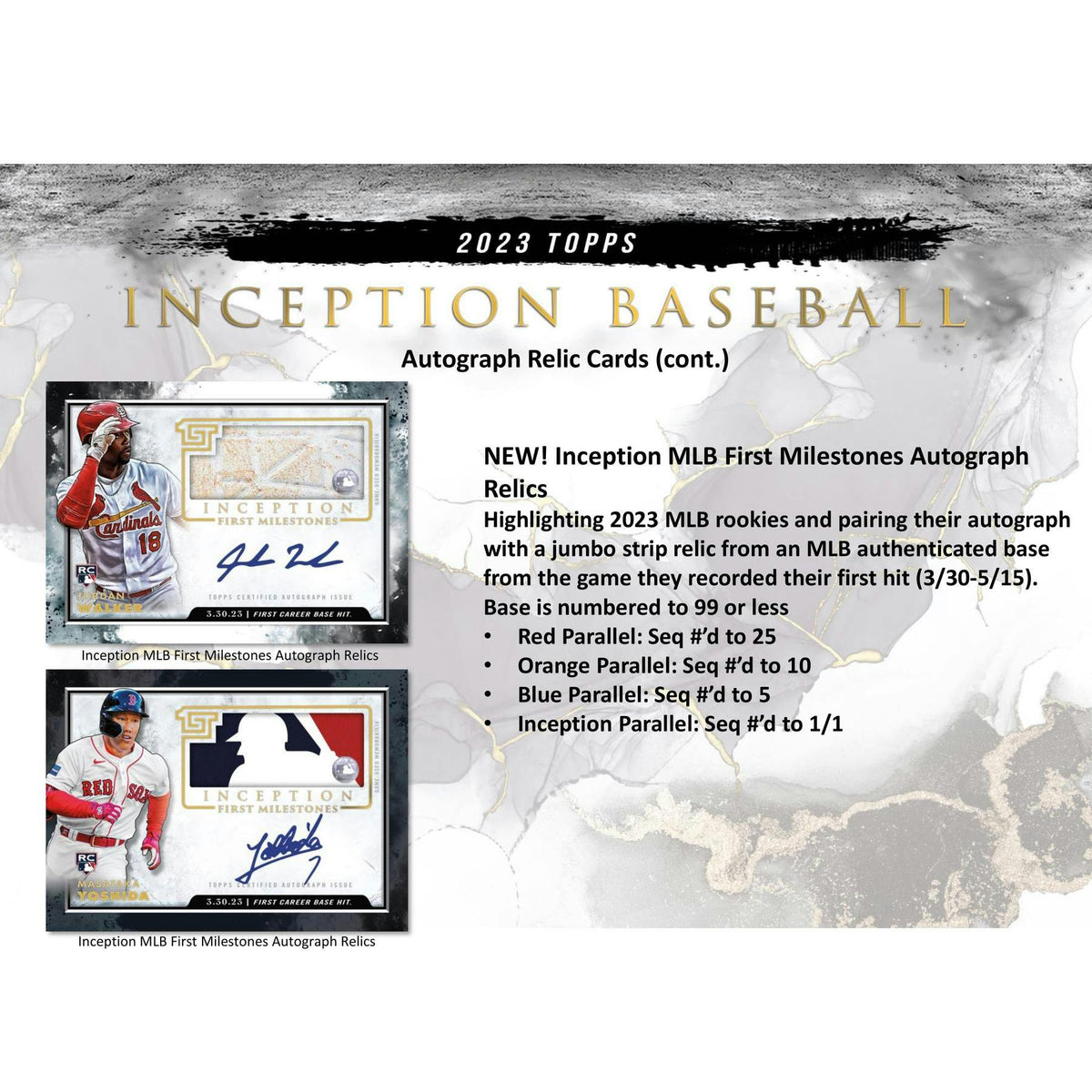 2023 Topps Inception Baseball Hobby Box
