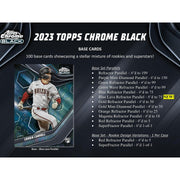 2023 Topps Chrome Black Baseball Hobby Box