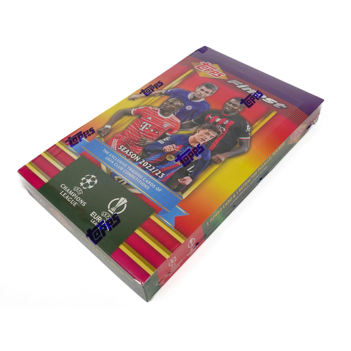 2022/23 Topps Finest Flashbacks UEFA Club Competitions Soccer Hobby Box