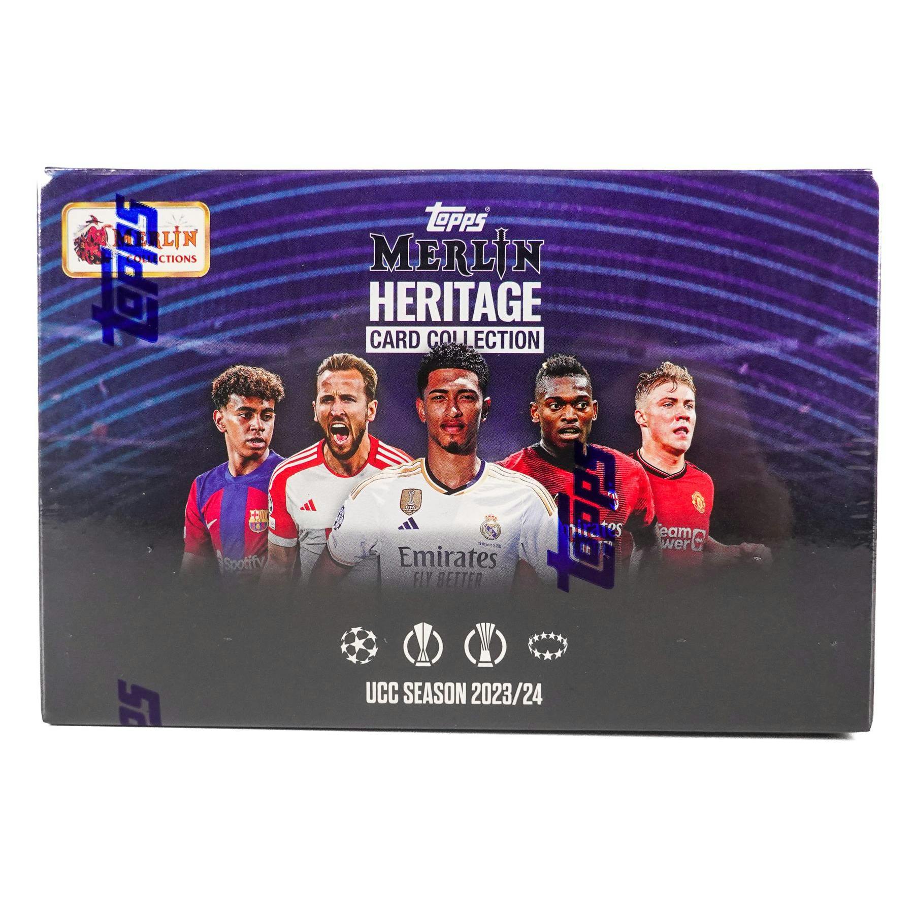2023/24 Topps Merlin Heritage UEFA Club Competitions Soccer Hobby Box
