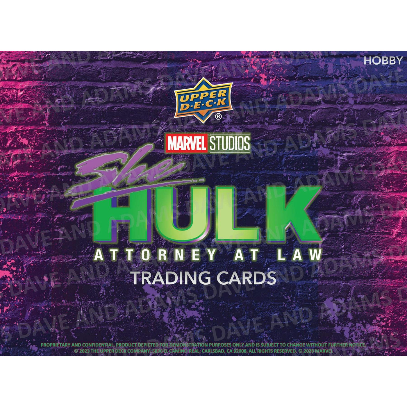 2024 Upper Deck Marvel Studios She-Hulk Trading Cards Hobby 12-Box Case