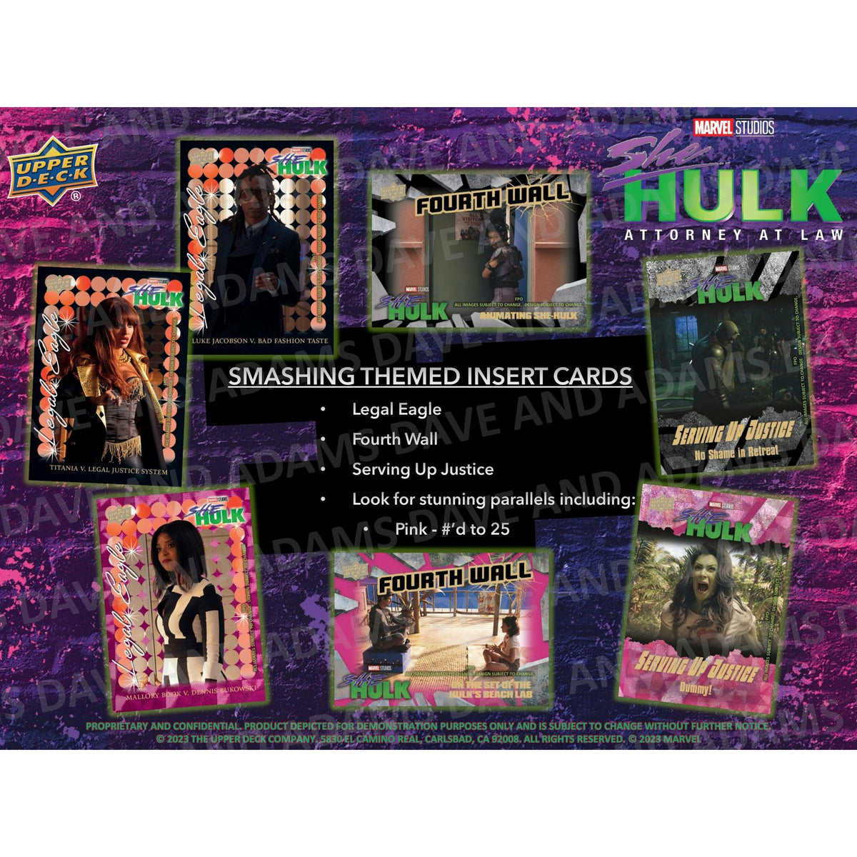 2024 Upper Deck Marvel Studios She-Hulk Trading Cards Hobby 12-Box Case