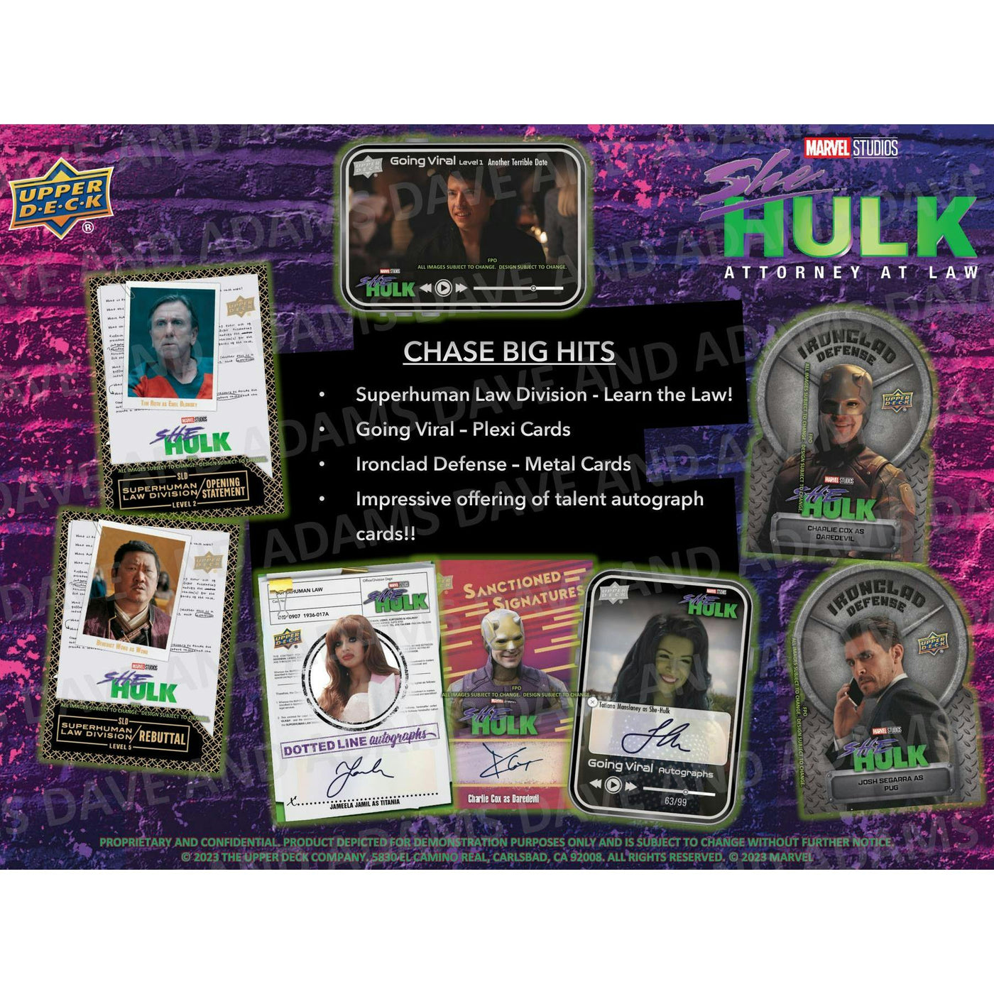 2024 Upper Deck Marvel Studios She-Hulk Trading Cards Hobby 12-Box Case