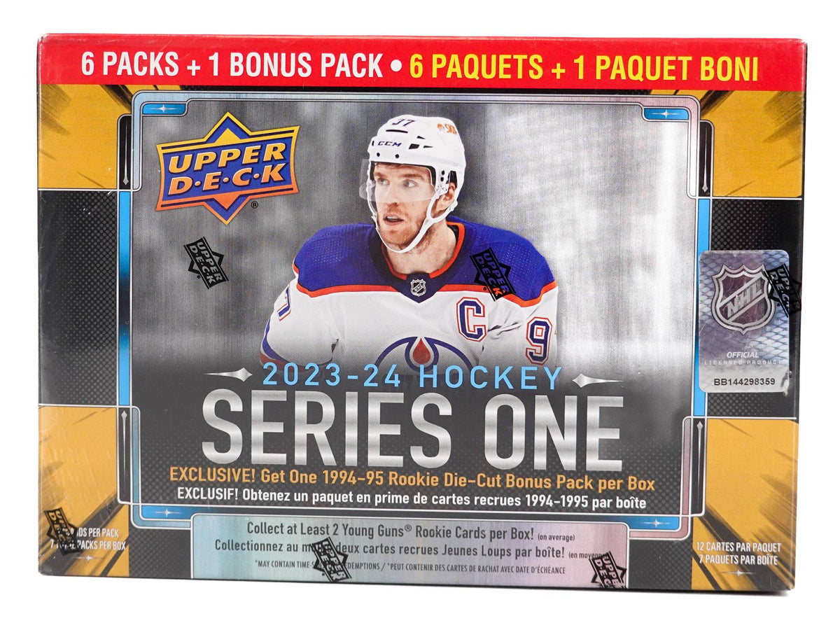 2023/24 Upper Deck Series 1 Hockey Mega Box (1994/95 Rookie Die-Cut Bonus Pack!)