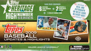 2009 Topps Heritage High Number Baseball Hobby Box