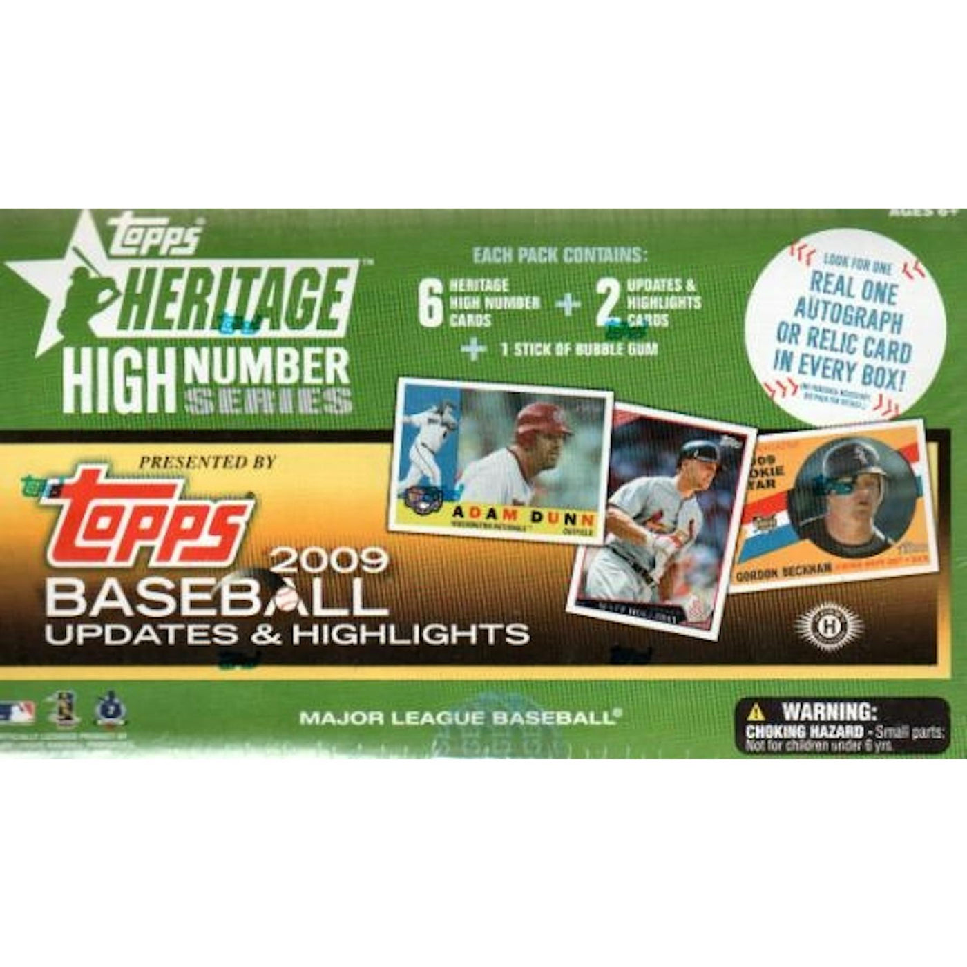 2009 Topps Heritage High Number Baseball Hobby Box