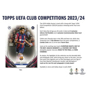 2023/24 Topps UEFA Club Competitions Soccer Blaster Pack