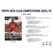 2023/24 Topps UEFA Club Competitions Soccer Blaster Box