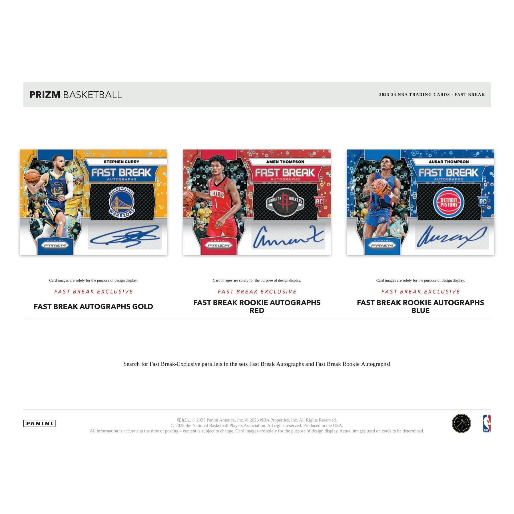 2023/24 Panini Prizm Basketball Fast Break Box