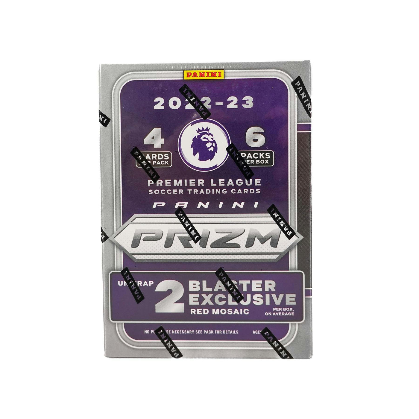2022/23 Panini Prizm Premier League EPL Soccer Blaster Box (Red Mosaic Prizms!)