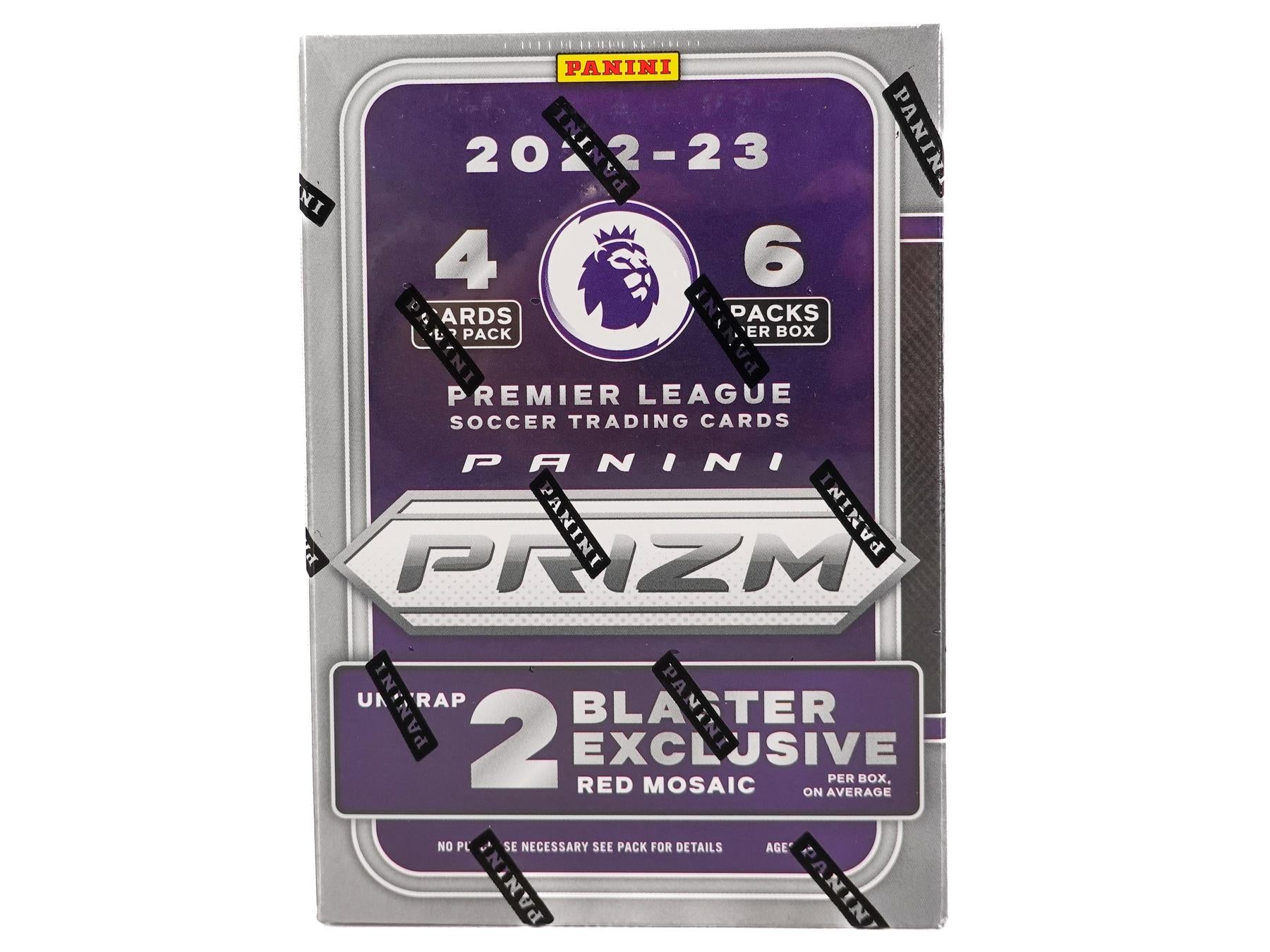 2022/23 Panini Prizm Premier League EPL Soccer Blaster Box (Red Mosaic Prizms!)