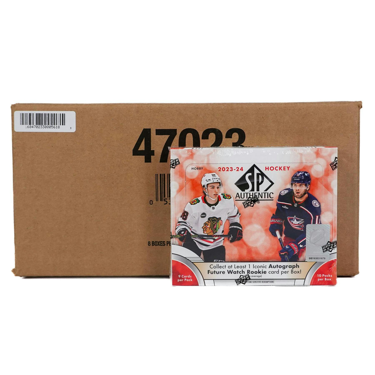 2023/24 Upper Deck SP Authentic Hockey Hobby 16-Box Case
