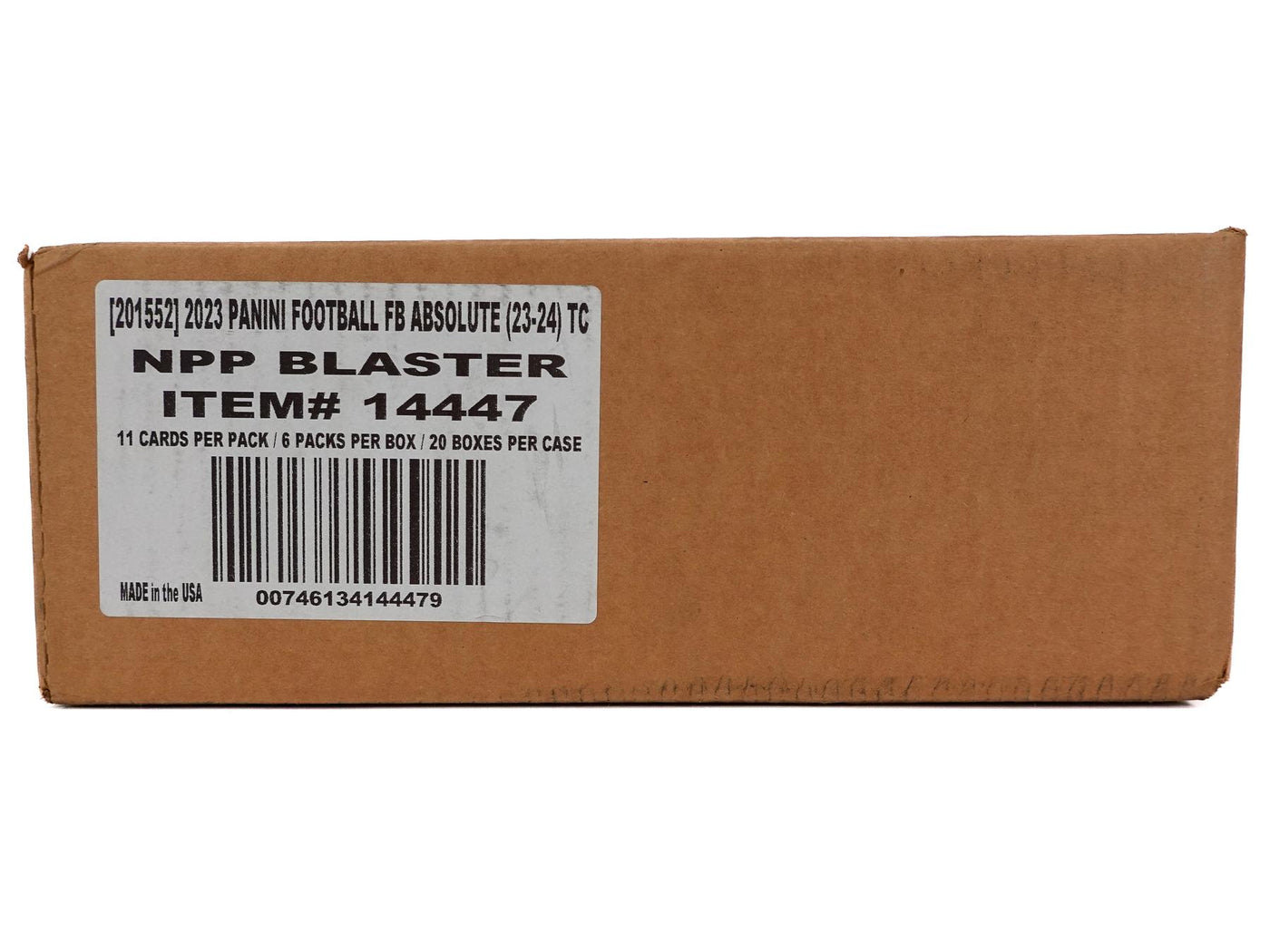 2023 Panini Absolute Football Blaster 20-Box Case (Green Parallels!)