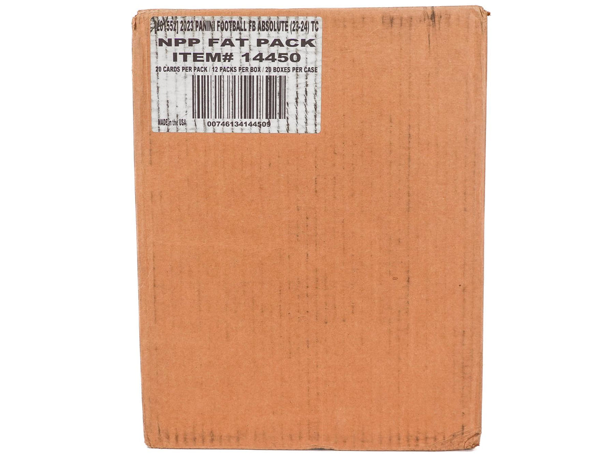 2023 Panini Absolute Football Jumbo Value 20-Box Case