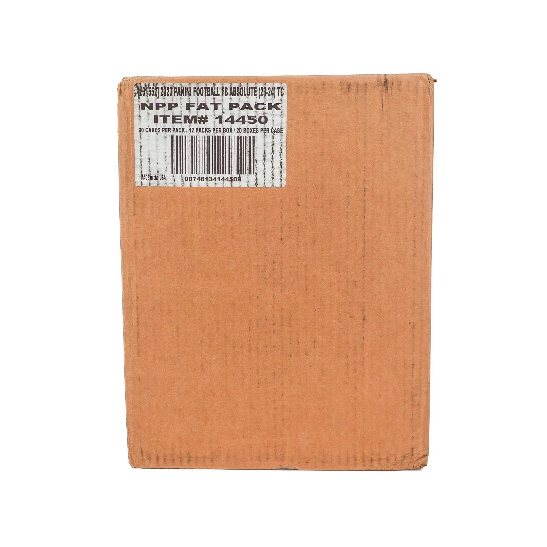 2023 Panini Absolute Football Jumbo Value 20-Box Case