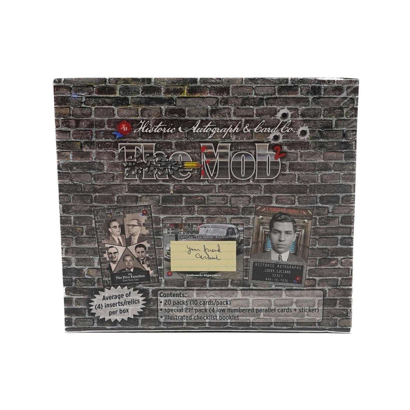 2023 Historic Autographs The Mob Series 2 Hobby 20-Box Case
