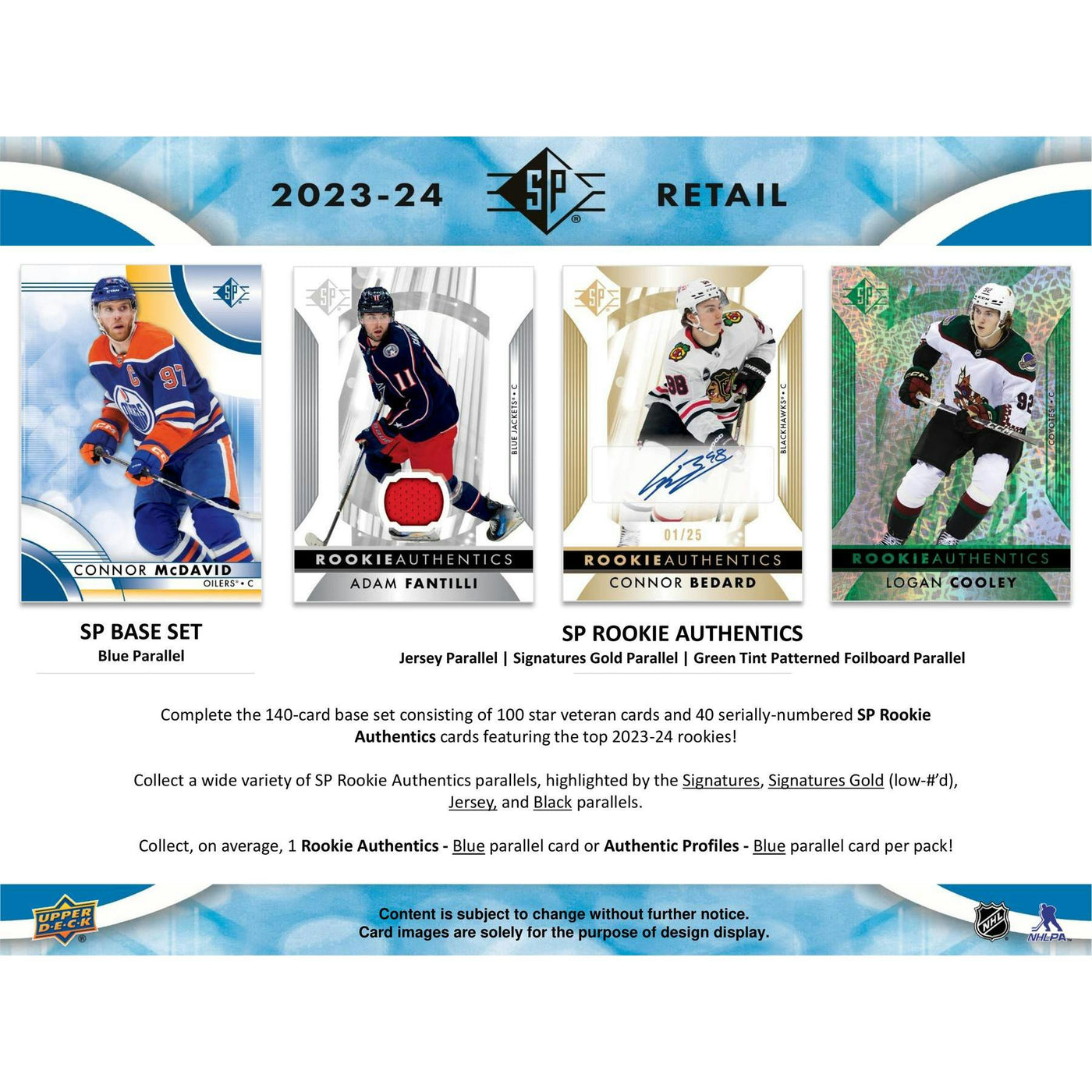 2023/24 Upper Deck SP Hockey Blaster Box