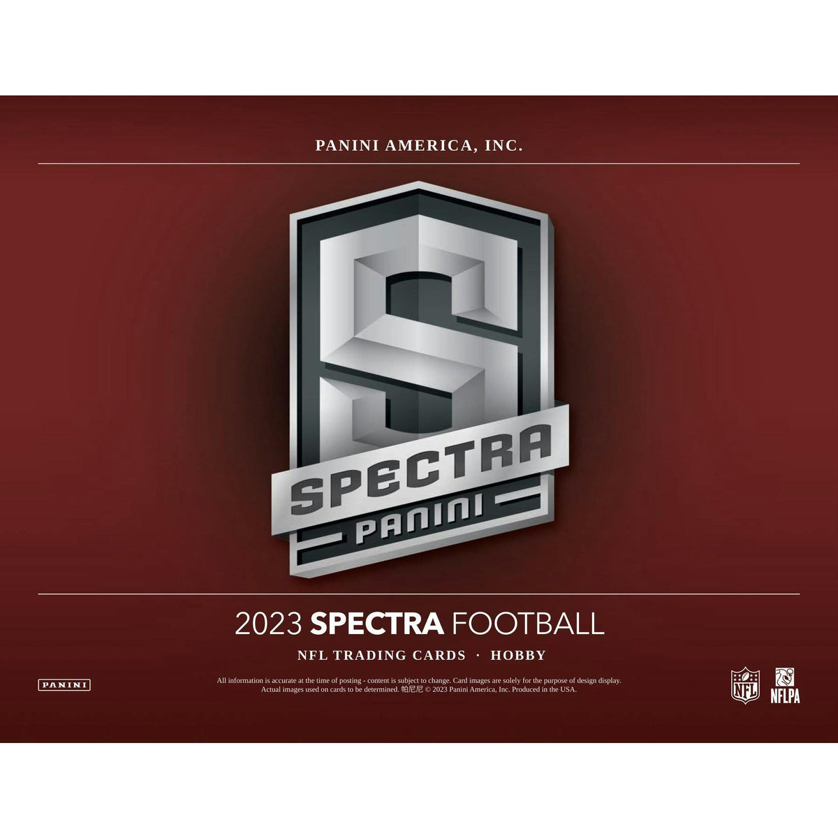 2023 Panini Spectra Football Hobby 8-Box Case